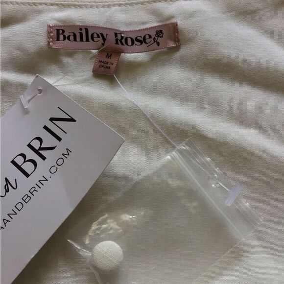 NWT Endless Rose Cream Sleeveless Button Vest Dress - Picture 5 of 9